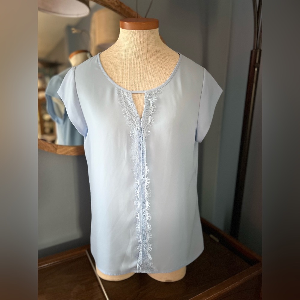 Express Light Blue Blouse